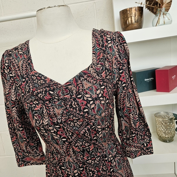 Paisley midi dress NWT - Picture 11 of 13